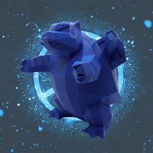 Tortank pokémon impression 3D