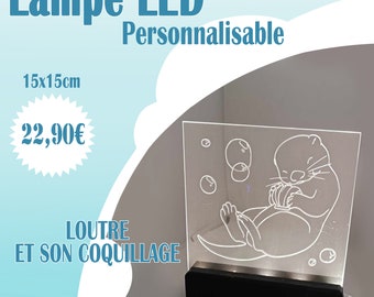 lampe led personnalisable