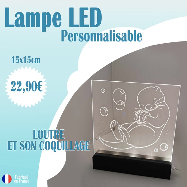 lampe led personnalisable