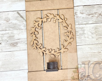Prim Pallet Wall Candle Sconce | Paint Kit | Home Decor | Mantle Decor