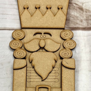 DIY Standing Nutcracker Kit, DIY, Nutcracker, Craft Kit, DIY Christmas, Laser Cutouts