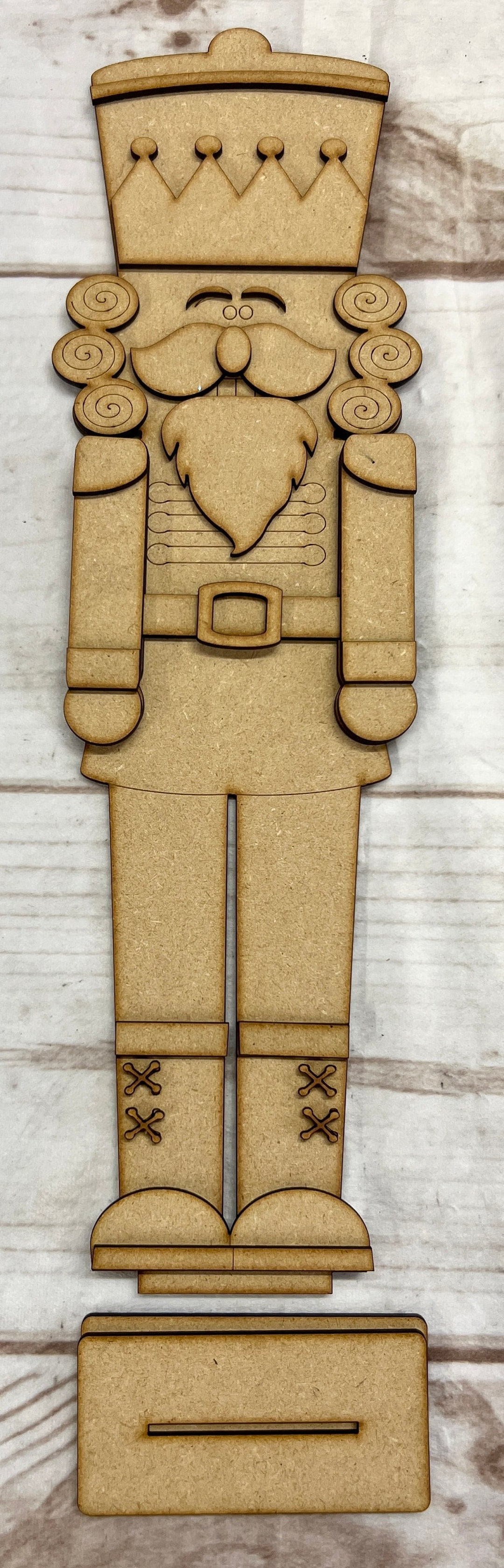 DIY Standing Nutcracker Kit, DIY, Nutcracker, Craft Kit, DIY Christmas, Laser Cutouts Etsy