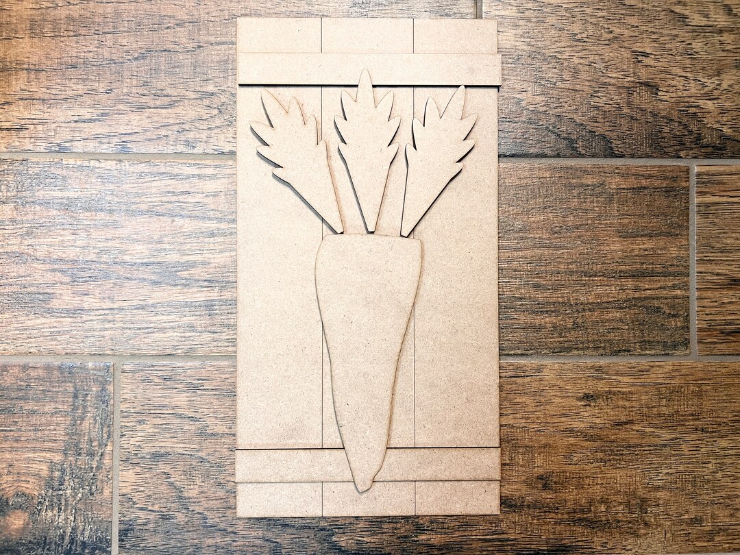 Pallet Carrot Sign, DIY Kit, Carrot Kit, Laser Cutouts, Easter, Welcome ...
