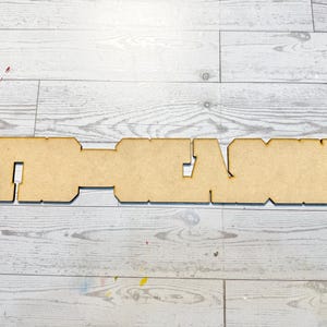 Tis The Season Football | DIY Wood Cutouts | Unfinished Blanks for Chalk Transfer | Laser Cut Craft Kit | Football | Football Season