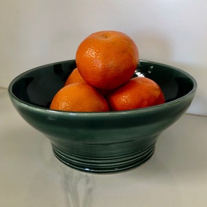 FREE SHIPPING, Bowl, Ceramic Bowl, Pottery, Decorative Bowl, Handmade, Handcrafted, Green, Snack Bowl