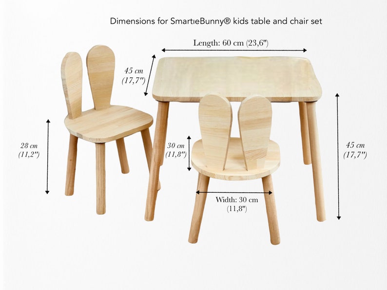Ensemble table et chaise pour enfant en bois noir pour babyboss-Table et chaise Montessori-Table pour enfant en bois faite main-Chaise de table pour tout-petits, meubles pour enfants image 10