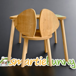 Kids table and chairs set is a part of montessori furniture to support childrens creativity . Activity table with chair is modern and minimalistic. Wooden kids table with two chair will enrich your kids room  touch to your kids furniture,