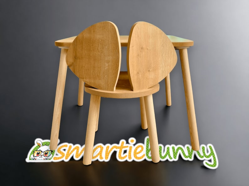 Kids table and chairs set is a part of montessori furniture to support childrens creativity . Activity table with chair is modern and minimalistic. Wooden kids table with two chair will enrich your kids room  touch to your kids furniture,