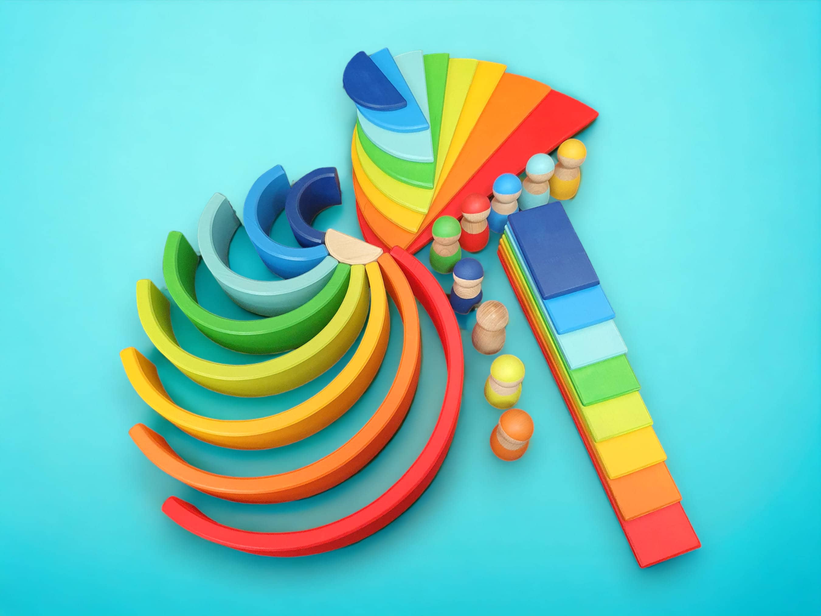 Wooden rainbow España