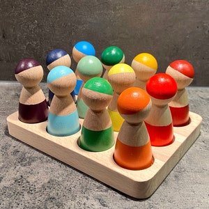 Muñecos madera waldorf sale