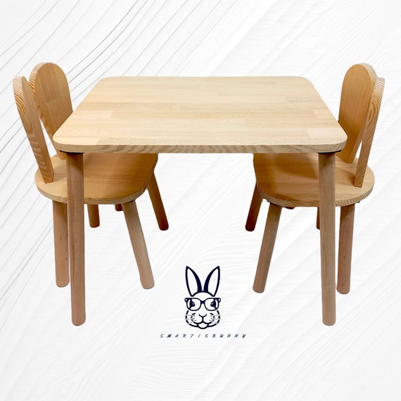 Activity table set with two chairs deals