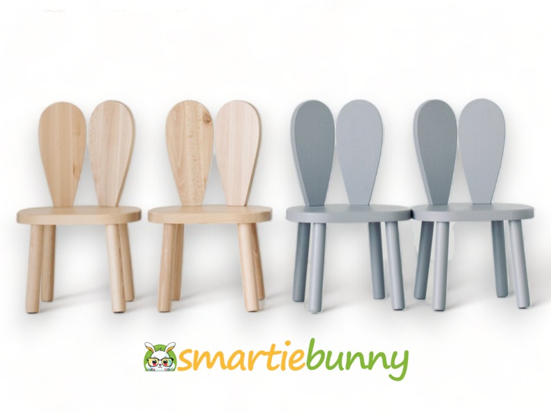 Enrich your kidsroom style with our unique Wooden Chair For Kids . Rabbit chairs also generally our Montessori Table And Chair set is made with high quality materials. Children can use it as an activity table.  Christmas gift for toddler.