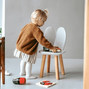 Kids Furniture,Montessori Table,Montessori Furniture,Activity Table,Table and Chair Set,kids table and chair,Wooden Kids Table,Handmade Kids Table,Table and Chair,Montessori Chair,Rabbit Chair,Gift for Christmas,Kids Room