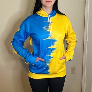 Buy Blue Yellow Hoodie Online In India Etsy India