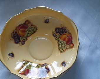 Large Aynsley Orchard Gold Dish, 22 cm