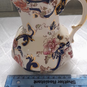Mason&#39;s Ironstone, Blue Mandalay, Fenton Jug