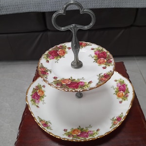 Royal Albert, Old Country Roses, Two Tier Cake Stand