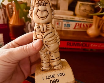 Vintage Paula "I Love You Dad" Sillisculpt Figurine