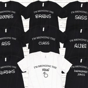 Traigo las camisas de despedida de soltera / Grupo de despedida de soltera / Fiesta nupcial / Damas de honor / Viaje de chicas / Boda / SVG