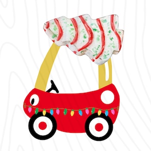 Little Tikes Christmas Tree Cake Haul/Natale/Sublimazione/PNG/Download istantaneo/Divertente/Vacanze/Bambini/Moglie