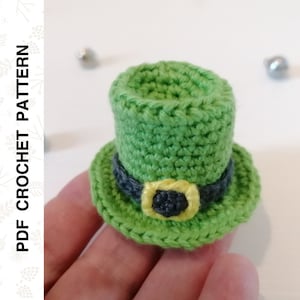 Crochet PATTERN St Patricks Day Leprechaun Hat Amigurumi • PDF in English by Dutor