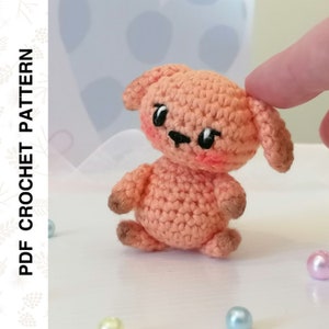 Mini Dog Crochet PATTERN – Cute Amigurumi Puppy PDF Tutorial • English Digital Download