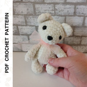 Crochet PATTERN Teddy Bear - Amigurumi Plushies Animals • PDF in English by Dutor