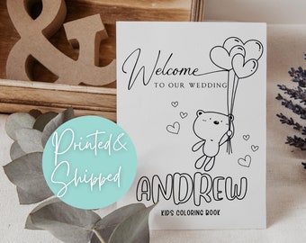 WEDDING Coloring Book, Wedding Kids Coloring Book, Wedding Coloring Book for Toddlers/Preschoolers, Personalized Coloring Book