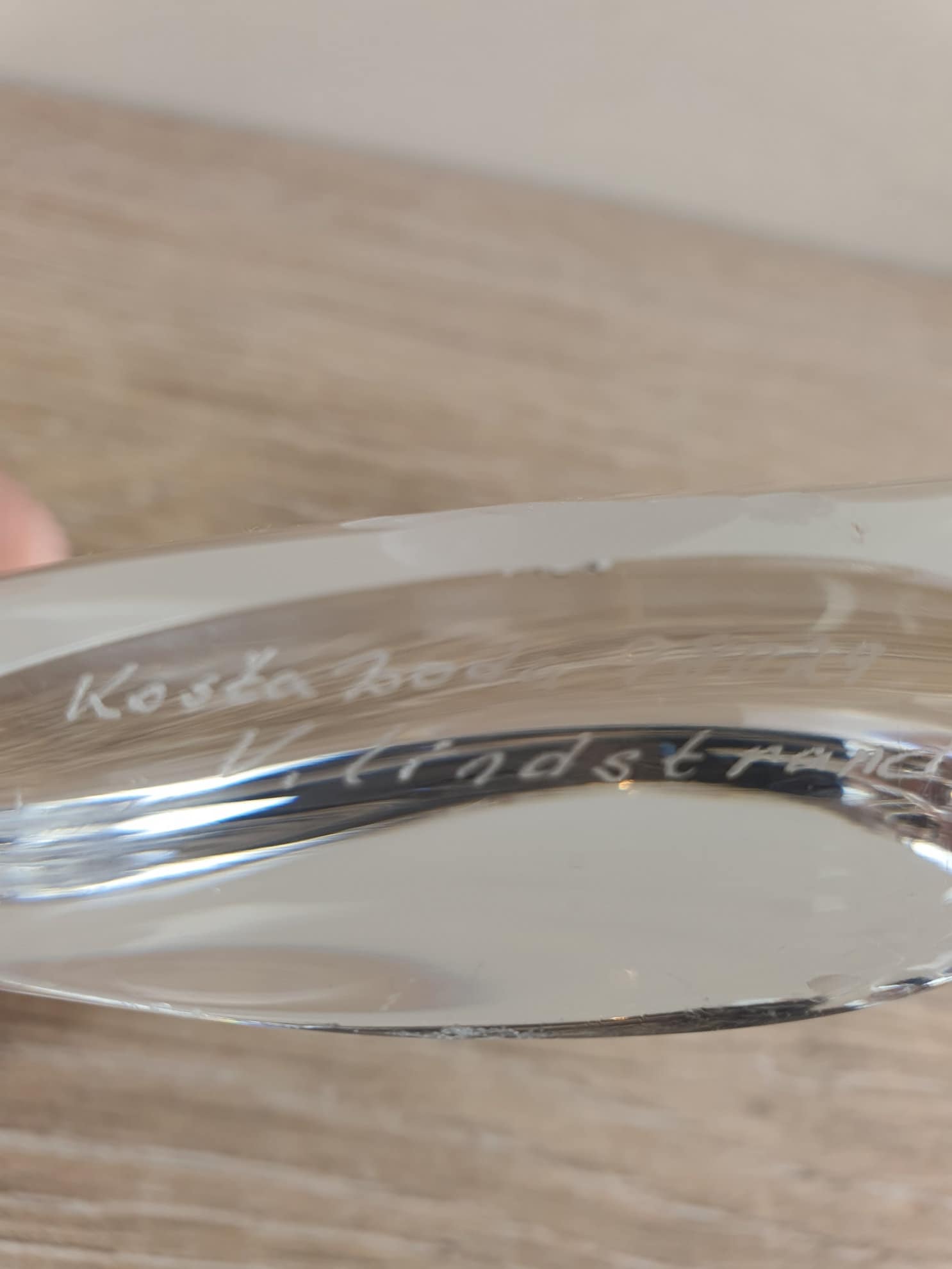 Kosta Boda Art Glass Owl (JL) Kosta Boda Art Glass Owl (JL)