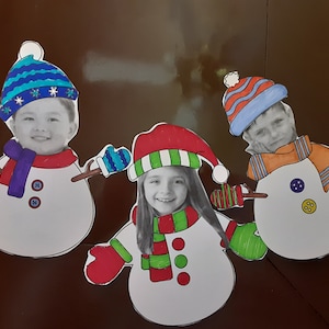 Snowman Christmas Craft Activity BEST Parent Gift (Instant Download) - Etsy