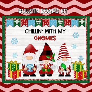 Bożonarodzeniowe Skrzaty, Świąteczne Skrzaty, Tablica Ogłoszeń Bożonarodzeniowych, Zima, Skrzaty