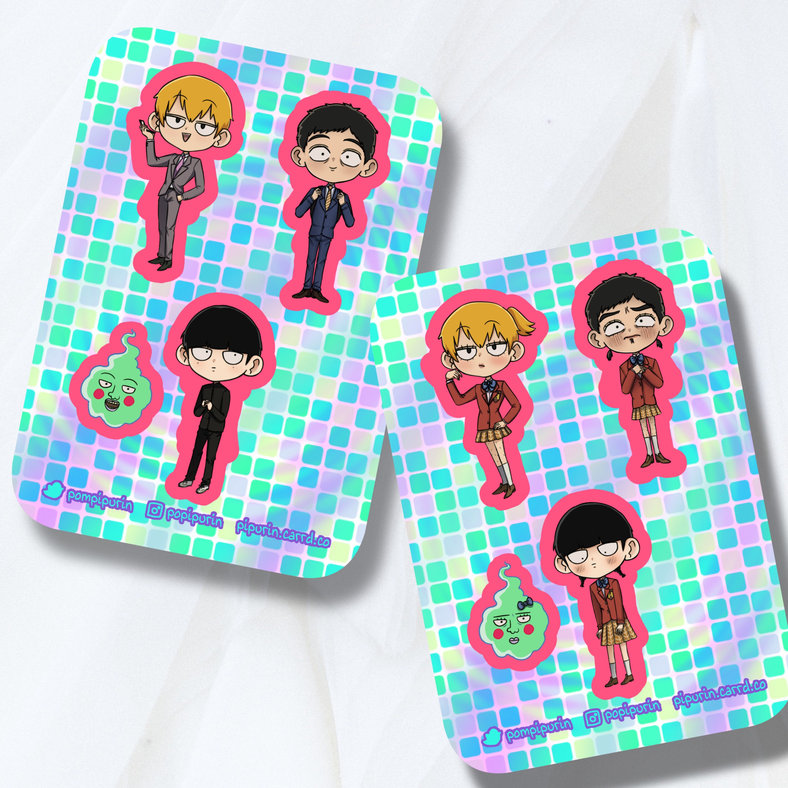 Mob Psycho 100 Sticker Sheets - Etsy