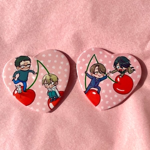 Kirsche Magic Heart Buttons