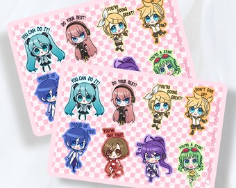 Vocaloid Motivational Stickers