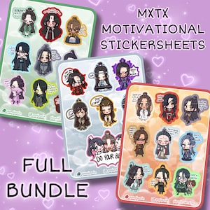 MXTX Productivity sticker sheet Full Bundle
