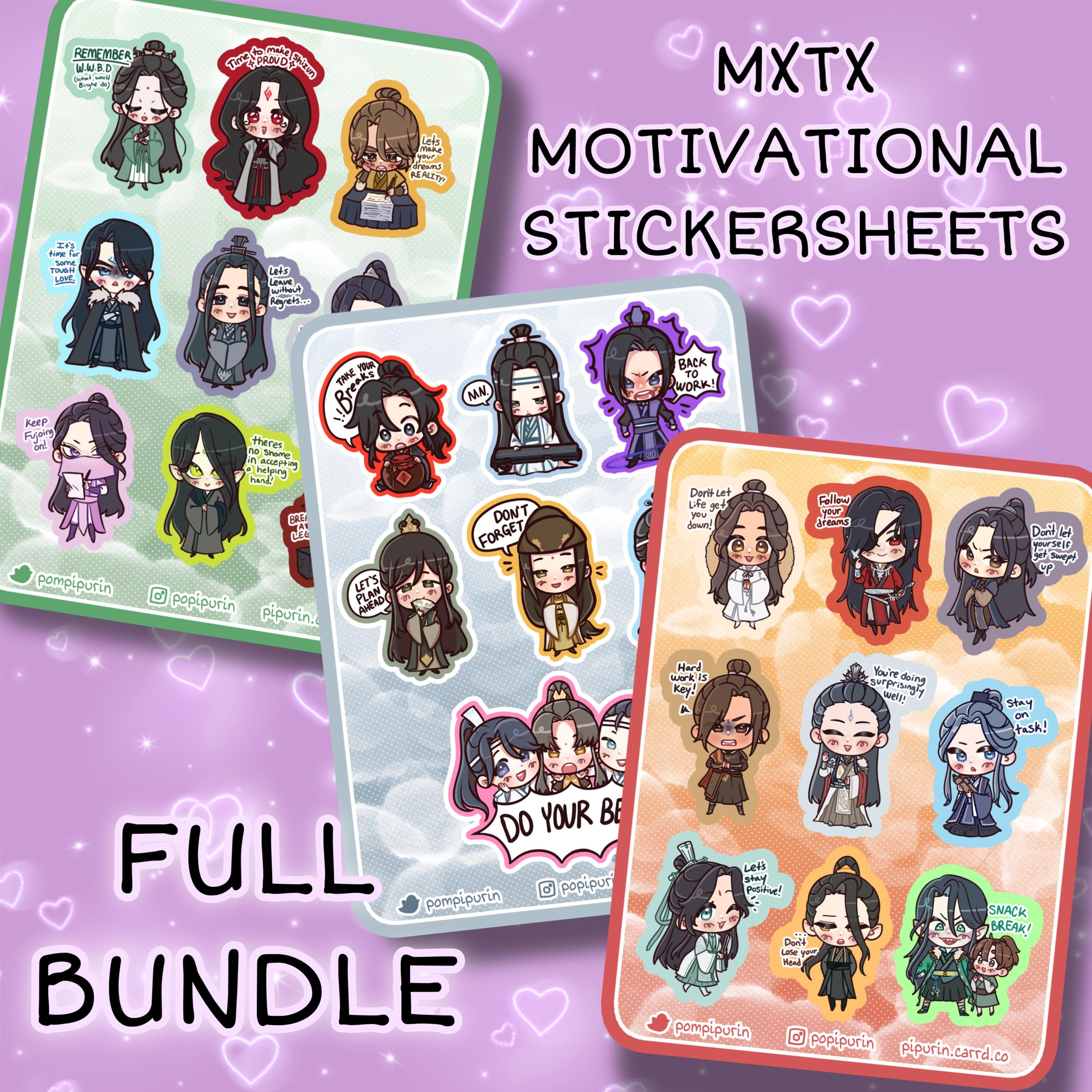 MXTX Productivity sticker sheet Full Bundle