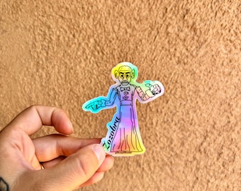 Pegatina holográfica Zozobra, Nuevo México, Santa Fe