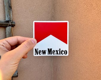 Calcomanía de NM, calcomanía de Nuevo México, calcomanía del suroeste
