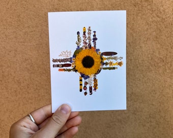 Greeting Cards, Zia symbol, New Mexico Card
