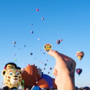 Heißluftballon Aufkleber, Zia Symbol Aufkleber, New Mexico Aufkleber