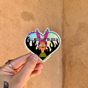 See you in hell sticker