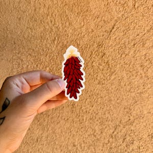 Ristra sticker, chile sticker, New Mexico sticker, southwest sticker
