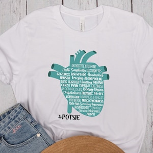POTS Awareness SVG - #Potsie, POTS, Pots Symptoms T-shirt, Dysautonomia Awareness