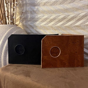 Carteras AirTag de corcho - Plegables - Carteras veganas para hombre - Regalos sostenibles