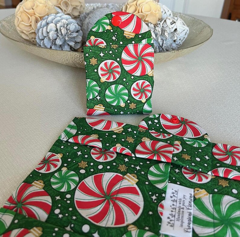 Holiday Travel Tea Gift Set Peppermint/santa/snowman Tea Wallets Tea