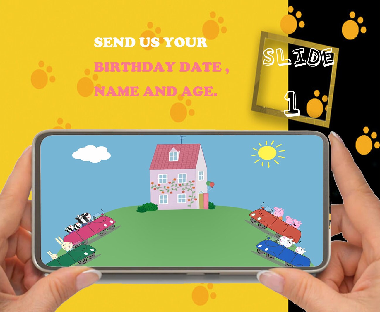 Peppa Pig Invitation PEPPA PIG Birthday Video Invitation Etsy UK