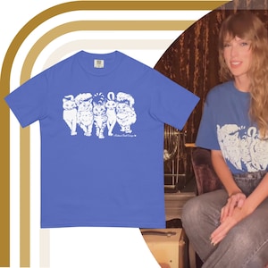 Vintage Inspired 90’s Cat Tee | Taylor Shirt | Comfort Colors Unisex T-shirt | New Album 2022 |