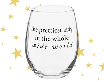 The Best Day Lyric Stemless Wine Glass | Mother&#39;s Day | 15 oz Cup | Fan Made Merch | Taylor Bar Gifts |