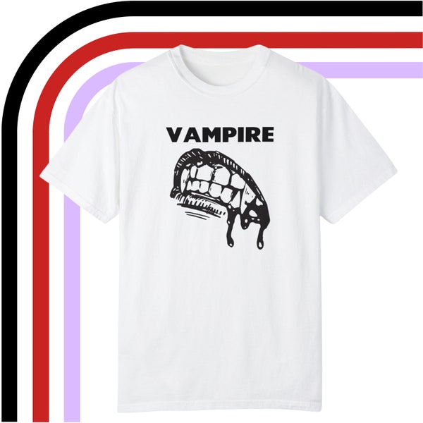 Vampire Teeth Graphic Tee | O Rodrigo| Guts | Olivia Shirt | Comfort Colors Unisex Garment-Dyed T-shirt | Artist Merch | New Album 2023