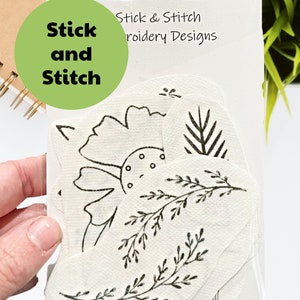 Stick and Stitch Embroidery, Hand Embroidery Patterns, Embroidery Stocking Stuffer, Embroidery Designs, Leaves, Floral, Sprigs, Fauna